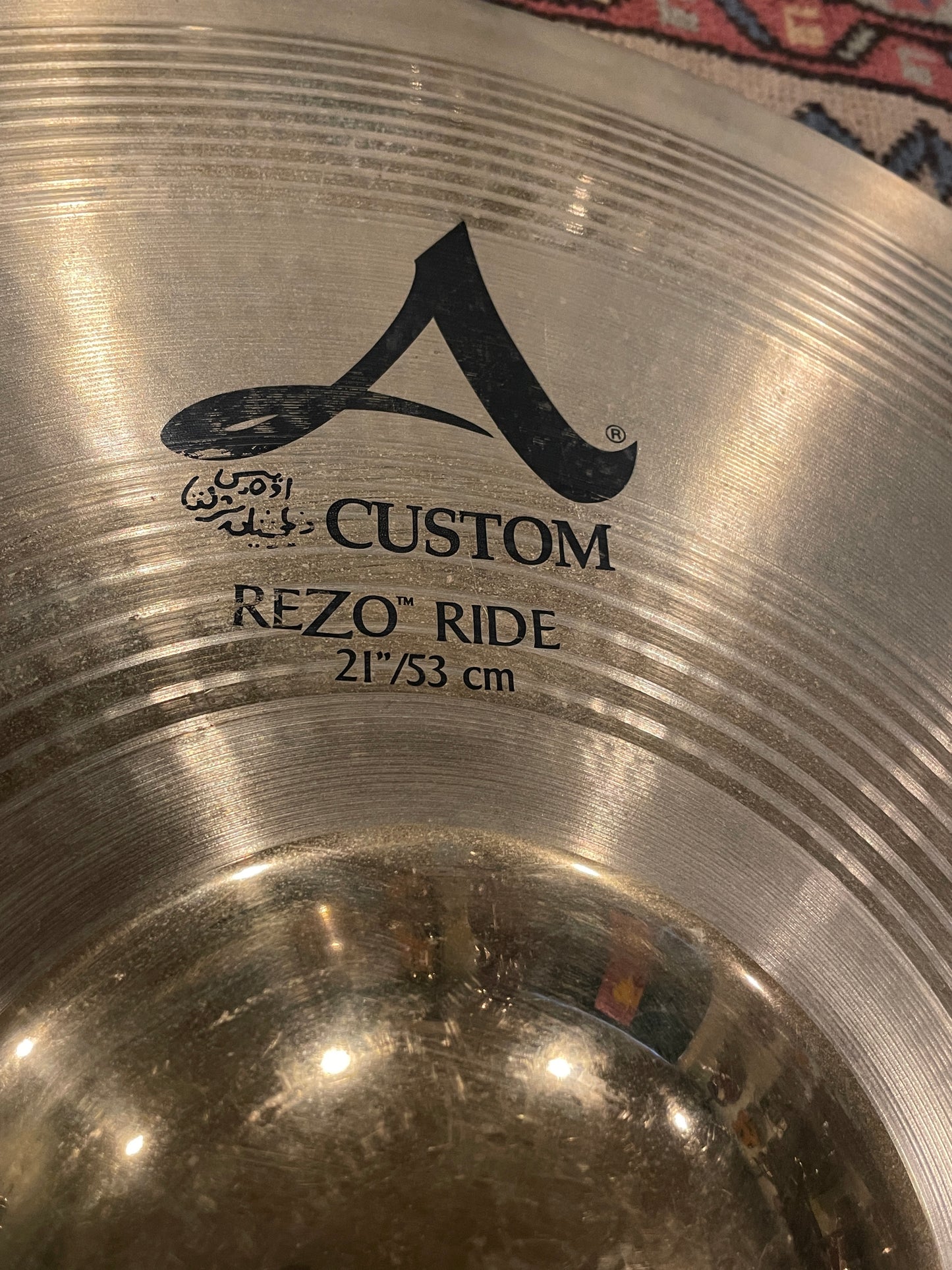 21" Zildjian A Custom Rezo Ride Cymbal 3220g