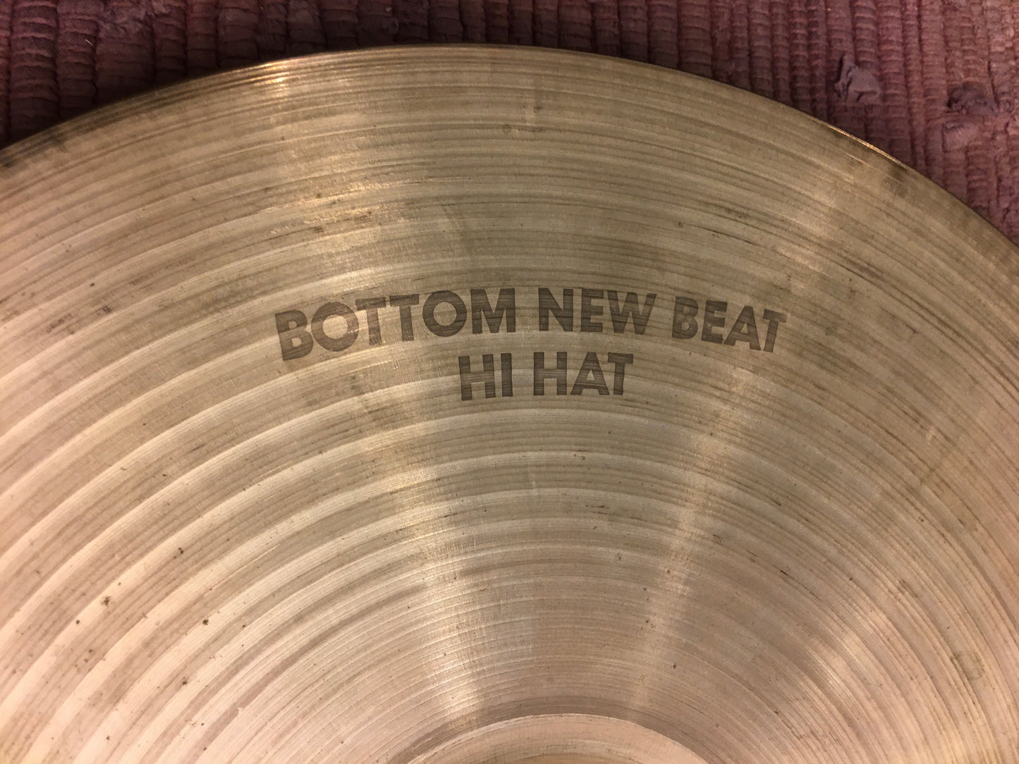 14" 1970s Zildjian A New Beat Hi Hat Cymbals 946/1392g #560