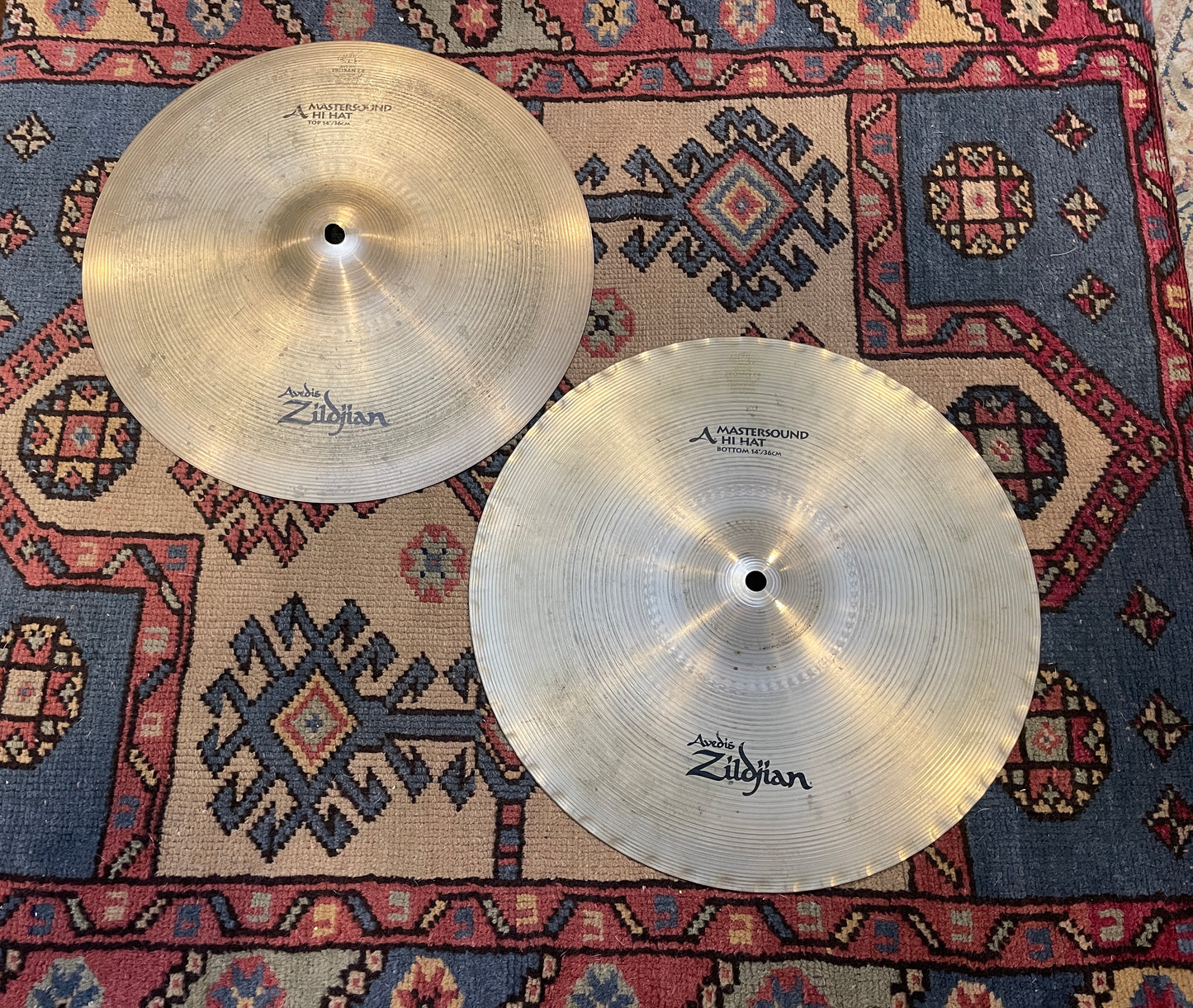 14" Zildjian A Mastersound Hi-Hat Cymbal Pair 1128g/1510g *Video Demo*