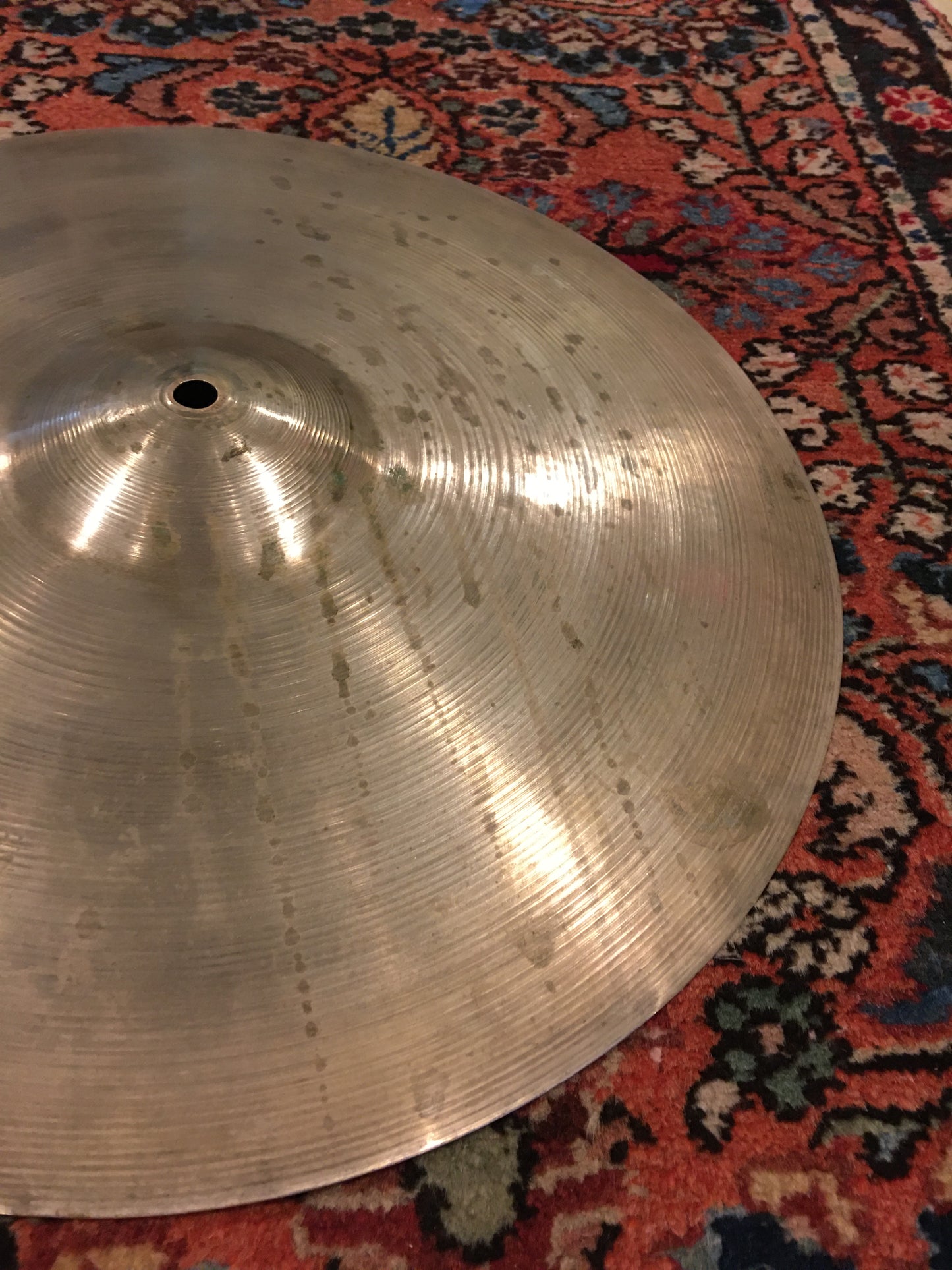 15" Zildjian A Trans Stamp Hi-Hat Single / Crash / Splash Cymbal 698g #643