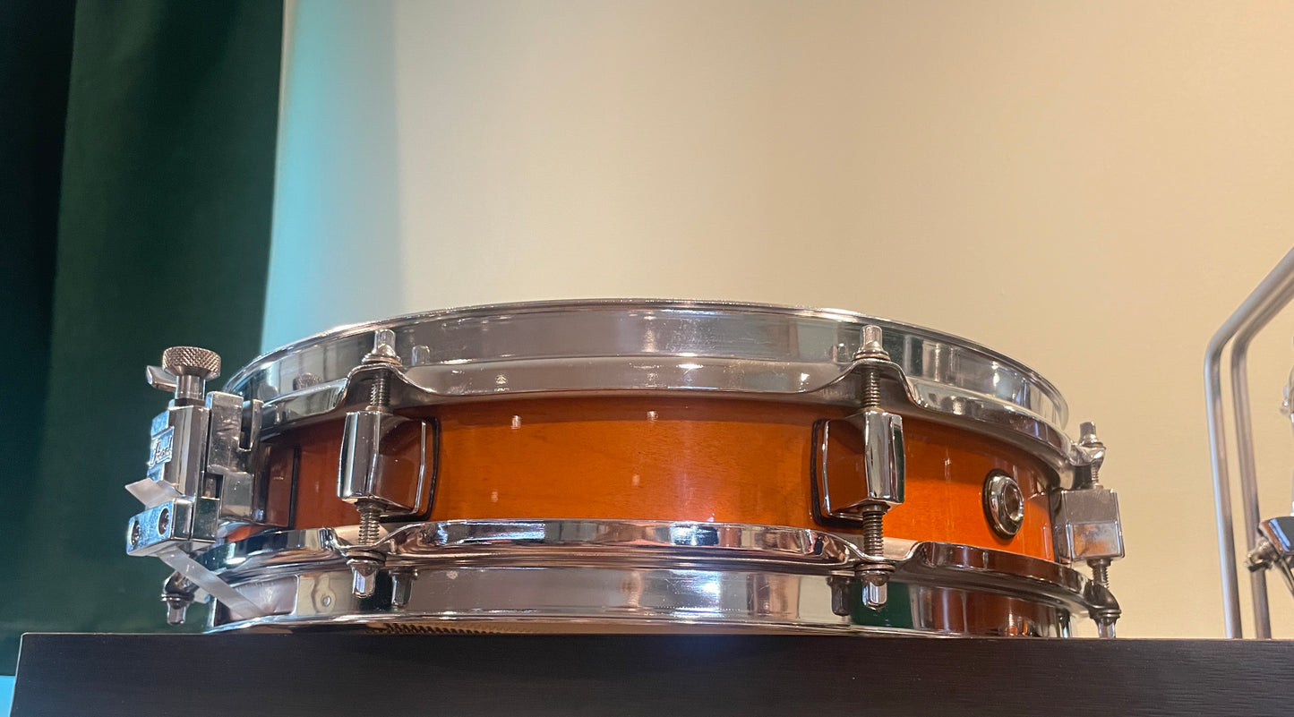 Pearl 3x13 Maple Shell Piccolo Snare Drum Amber *Video Demo*