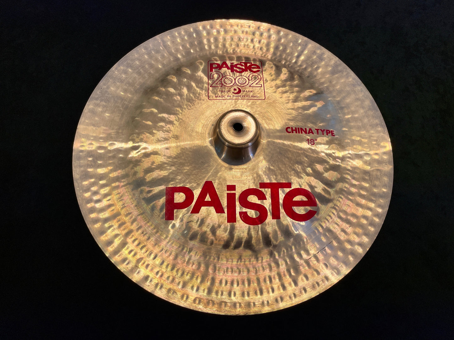 18" Paiste 2002 China Type Cymbal 1286g