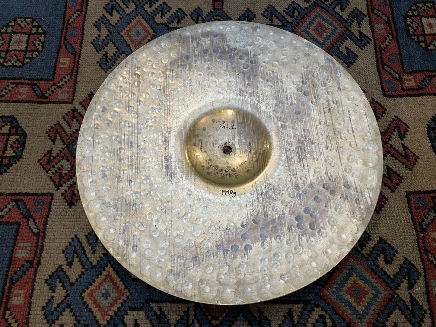 15" Paiste Signature Traditionals Medium Light Hi-Hat Bottom Single Cymbal 1410g