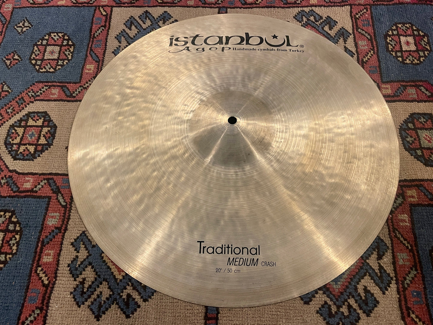 20" Istanbul Agop Traditional Medium Crash Cymbal 1770g *Video Demo*