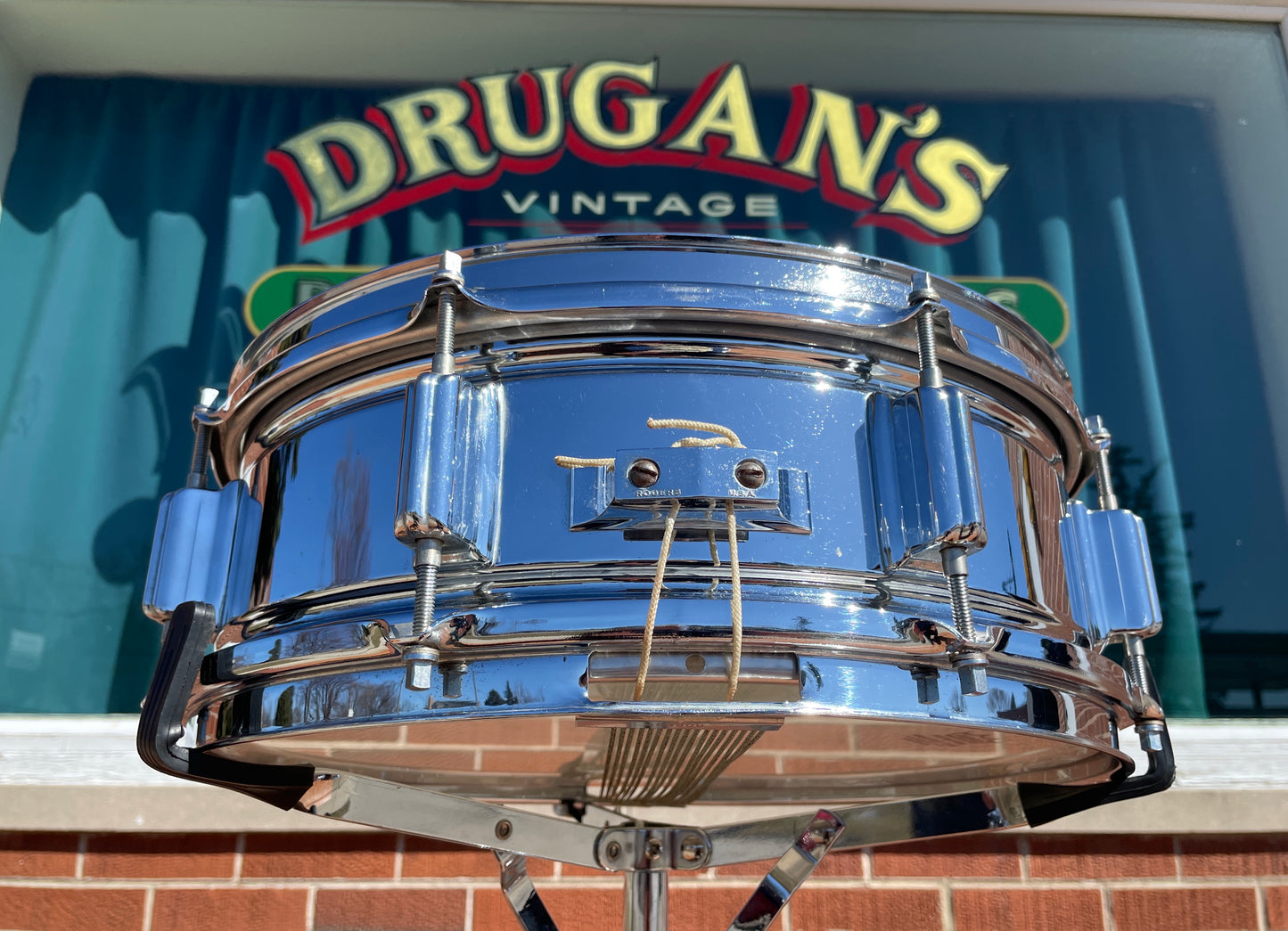 1960s Rogers 5x14 Powertone Snare Drum Cleveland Era COB