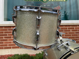 1964 Ludwig Super Beat Drum Set Silver Sparkle 20/13/16 COB