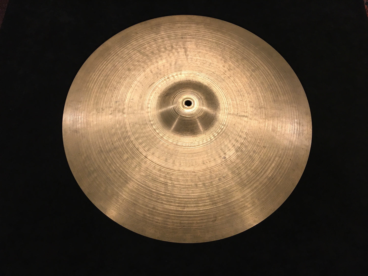 20" Zildjian A 1950s Small Stamp Ride Cymbal 2208g #688 *Sound File*
