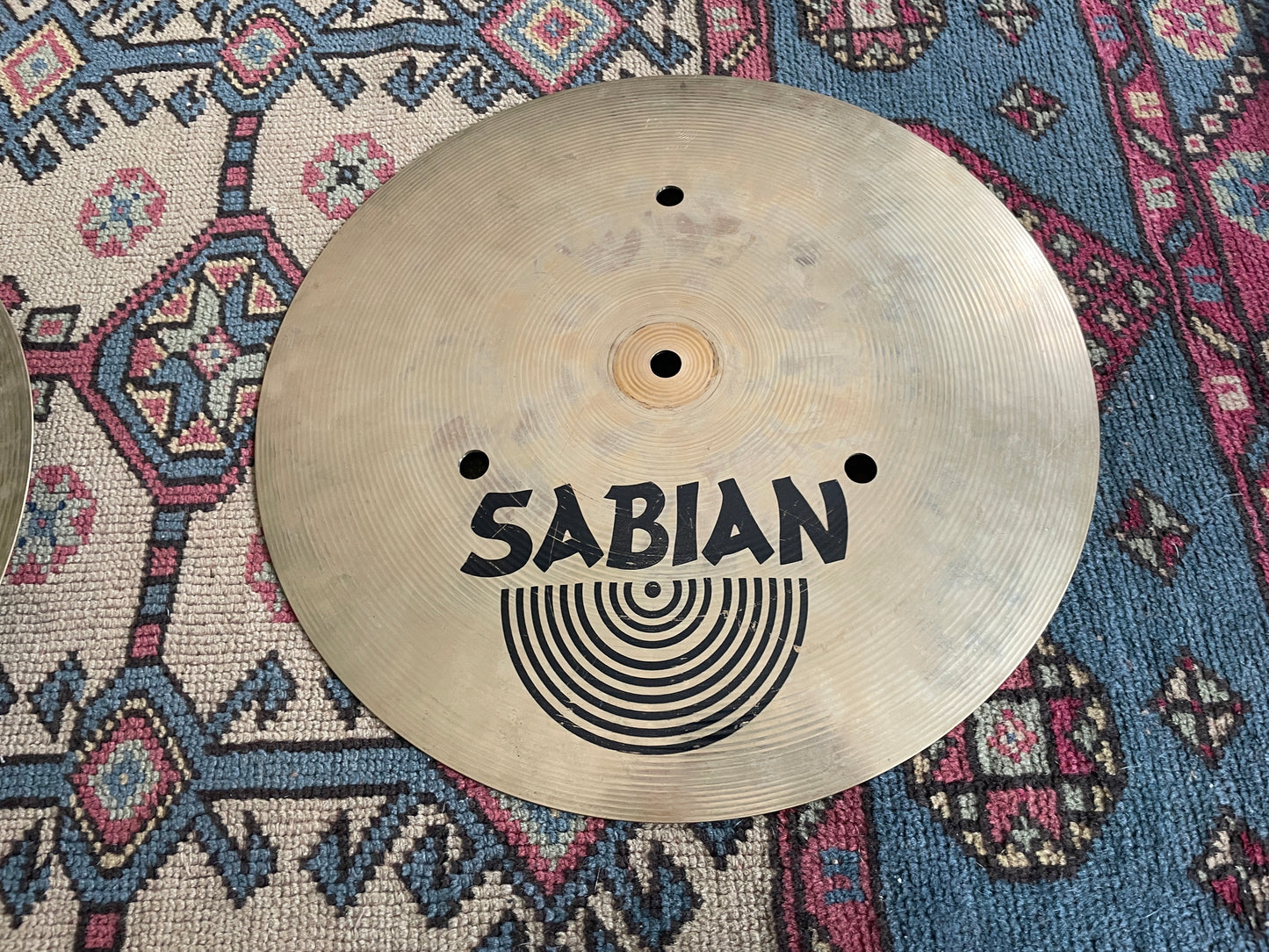 14" Sabian AA Flat Hats Hi-Hat Cymbal Pair 1052g/1460g