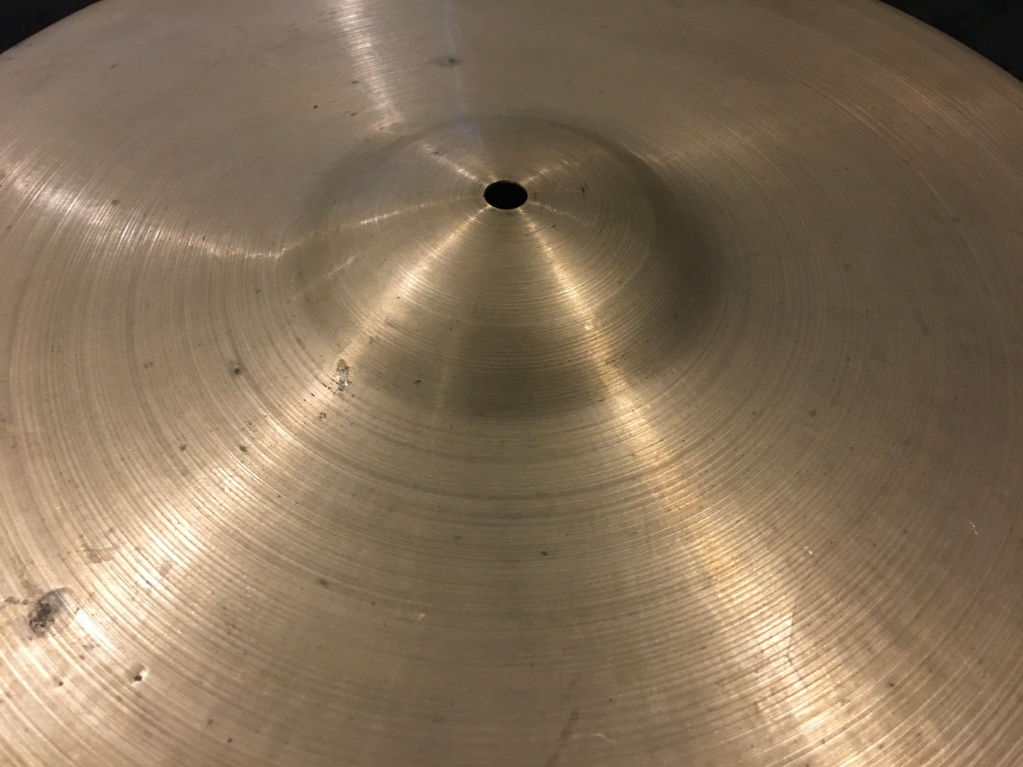 Extremely Rare 14" K. Kazanjian & Co Wurlitzer 1919-1920s Small Ride Cymbal 1342g #372