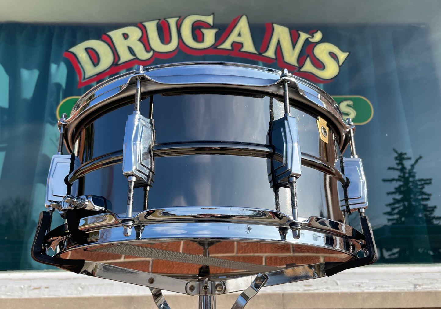 Ludwig 6.5x14 Black Beauty Snare Drum 8-Lug LB415