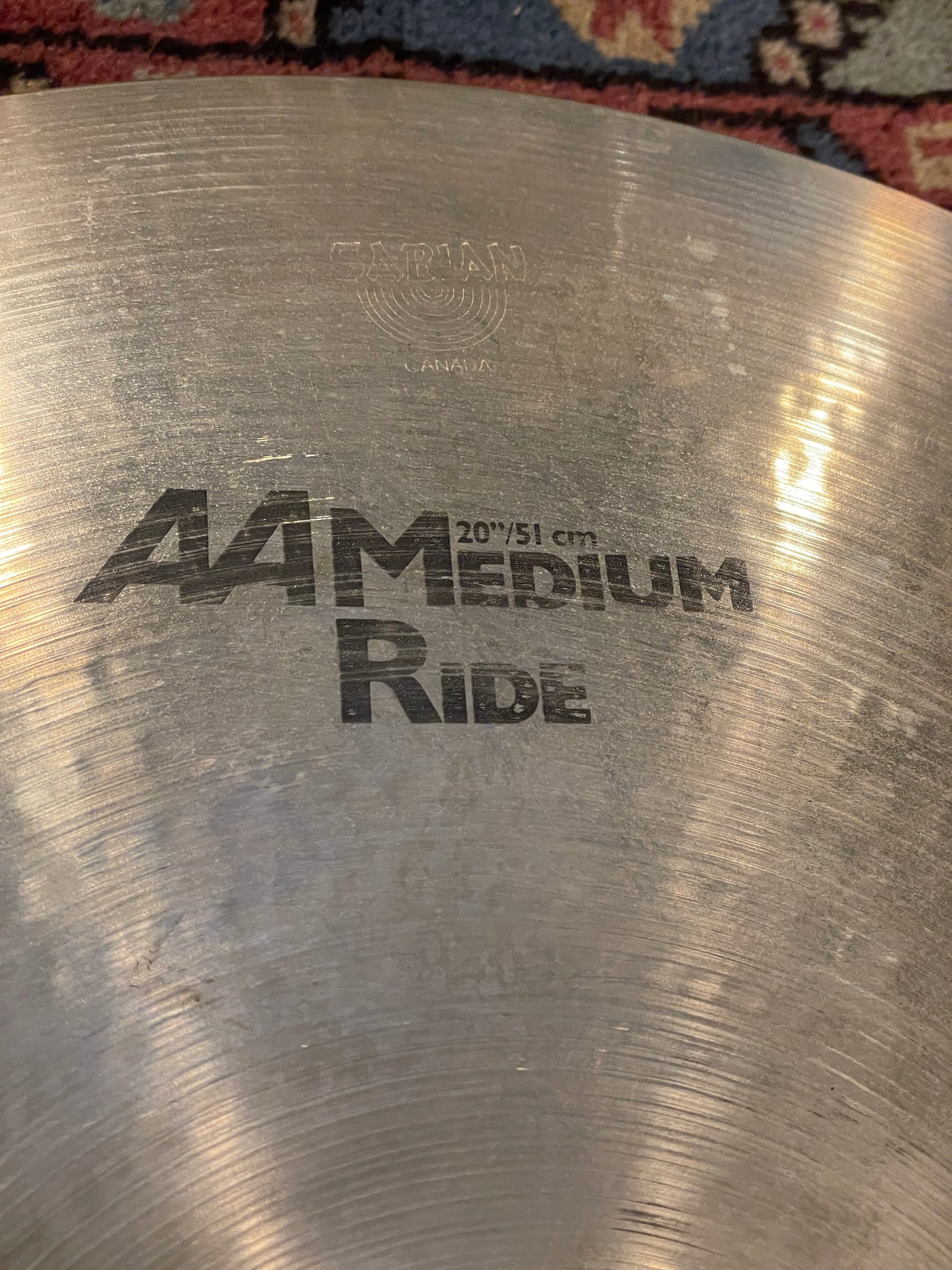 20" Sabian AA Medium Ride Cymbal 2274g