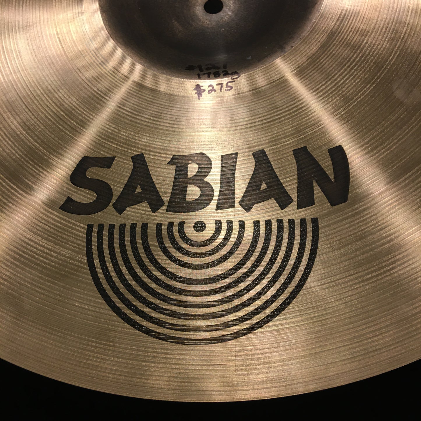 19" Sabian Virgil Donati Signature Saturation Crash Cymbal #127