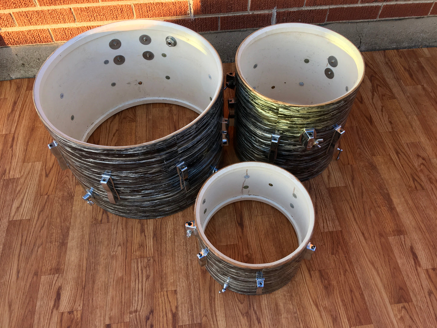 1966 Ludwig Club Date Drum Set Oyster Black Pearl 20/12/14