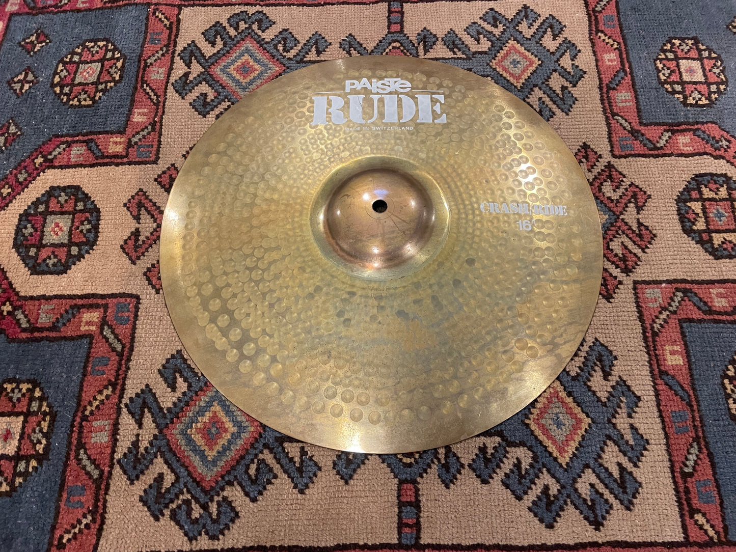 16" Paiste Rude Crash Ride Cymbal 1326g
