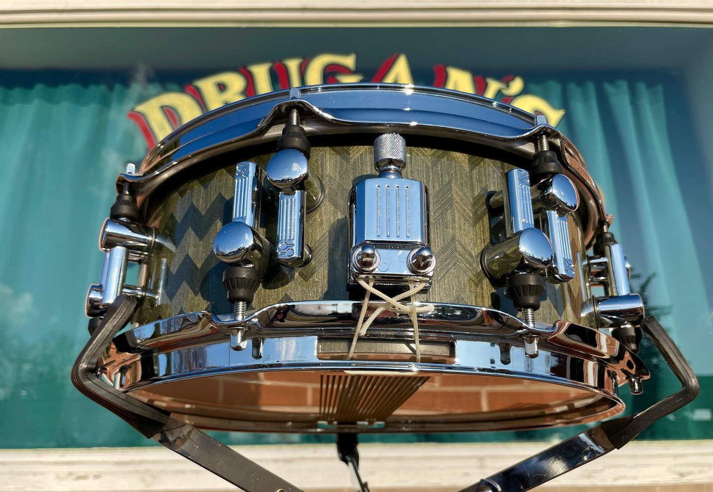 Sonor Artist Series 5x12 Snare Drum Green 12-Ply Birch