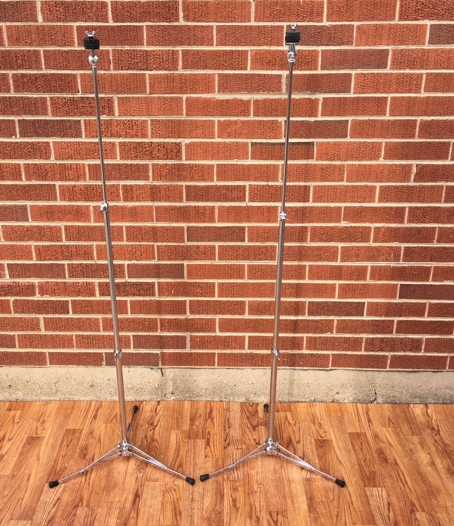 1960s Ludwig 1400 Straight Flat Base Cymbal Stand Pair (2pcs)