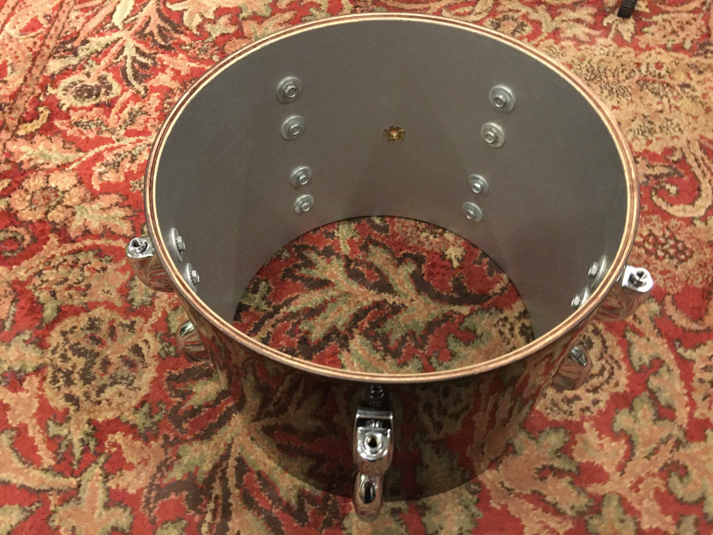 1982 Gretsch Square Badge 8x10 Virgin Tom Drum - Walnut Lacquer