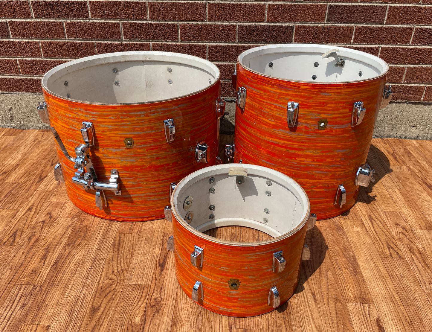 1967 Ludwig Mod Orange Drum Set 20/12/16