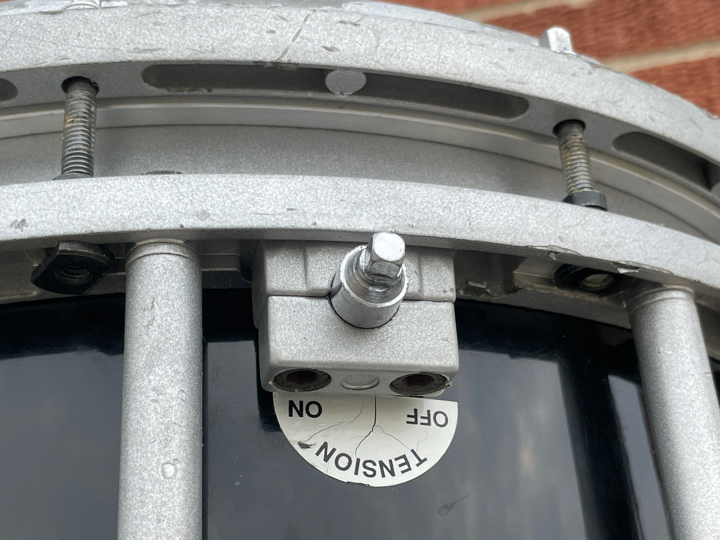 Premier 7x14 HTS 400 Marching Snare Drum Ebony Black