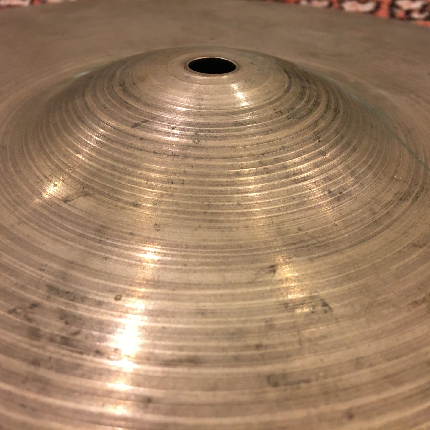 14" Zildjian A Early 1950s Trans Stamp Hi-Hat / Splash Cymbal Single 786g #641 *Sound File*