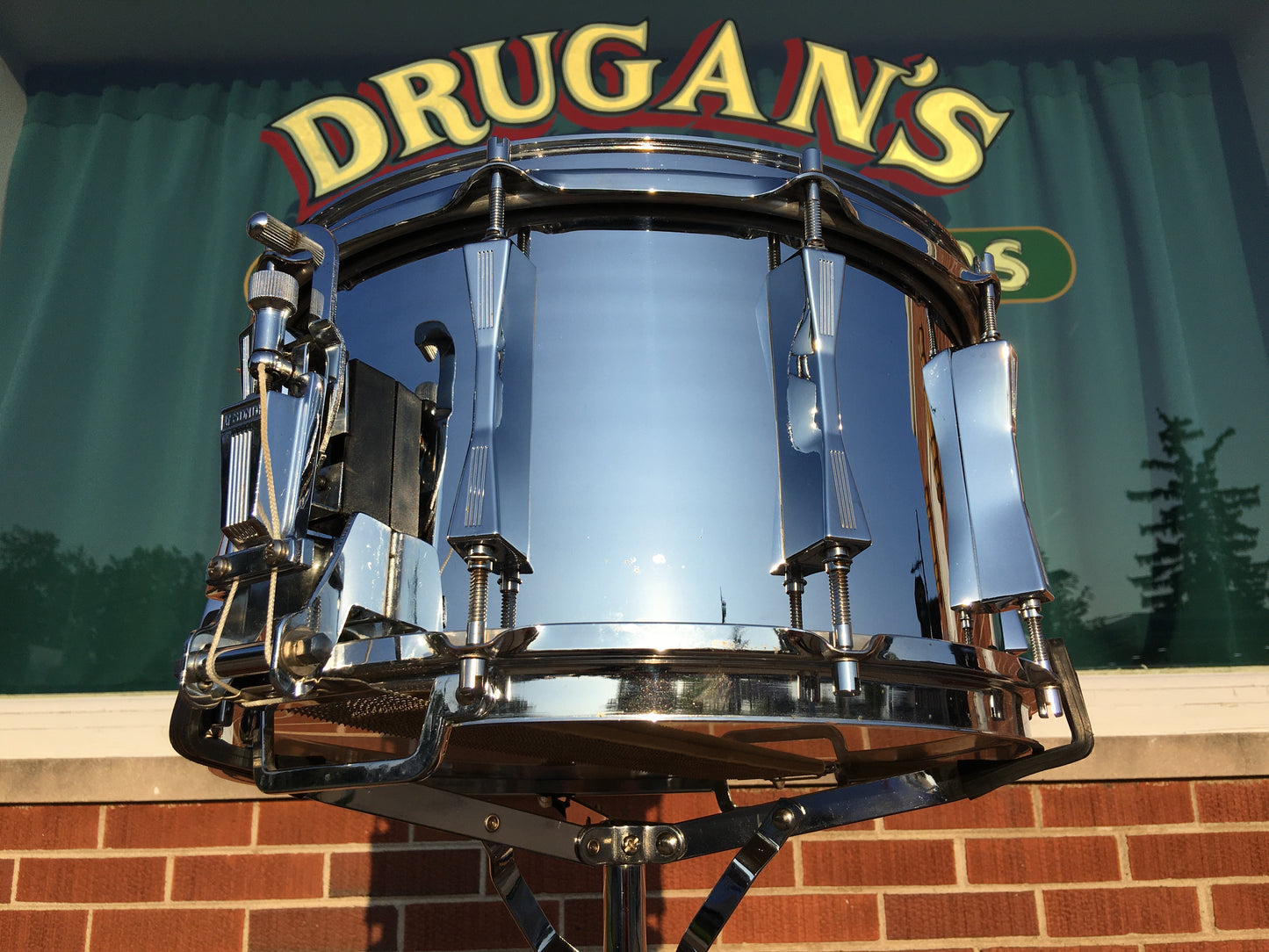 1980s Sonor 8x14 D508X Phonic Plus Ferro-Manganese Snare Drum