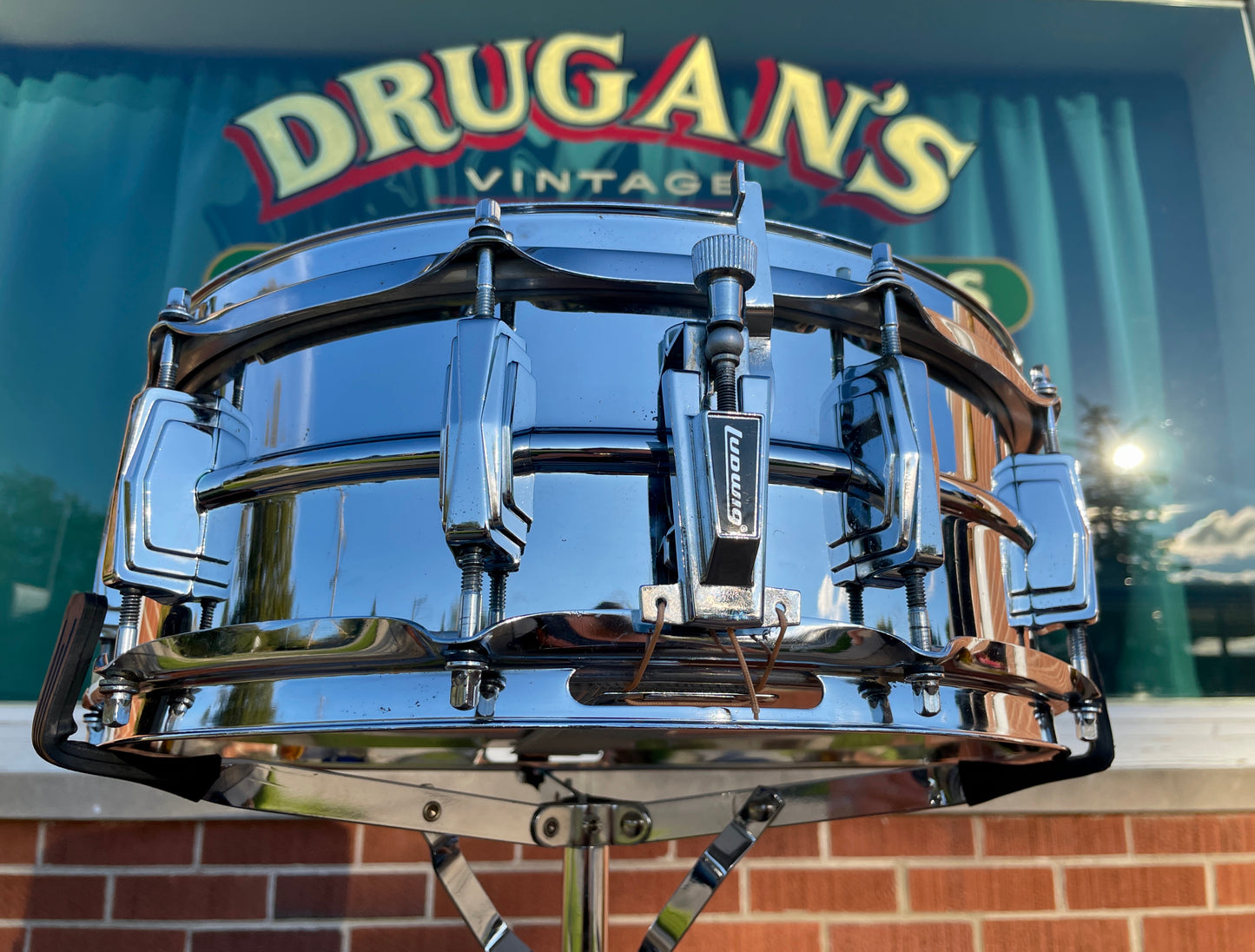 1970s Ludwig LM400 5x14 Supraphonic Snare Drum