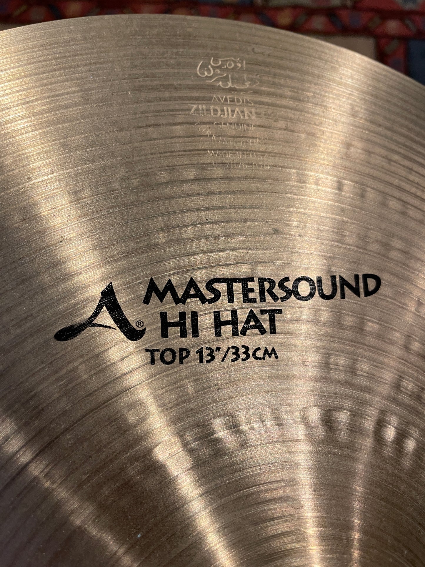 13" Zildjian A Mastersound Hi-Hat Cymbal Pair 864g/1048g