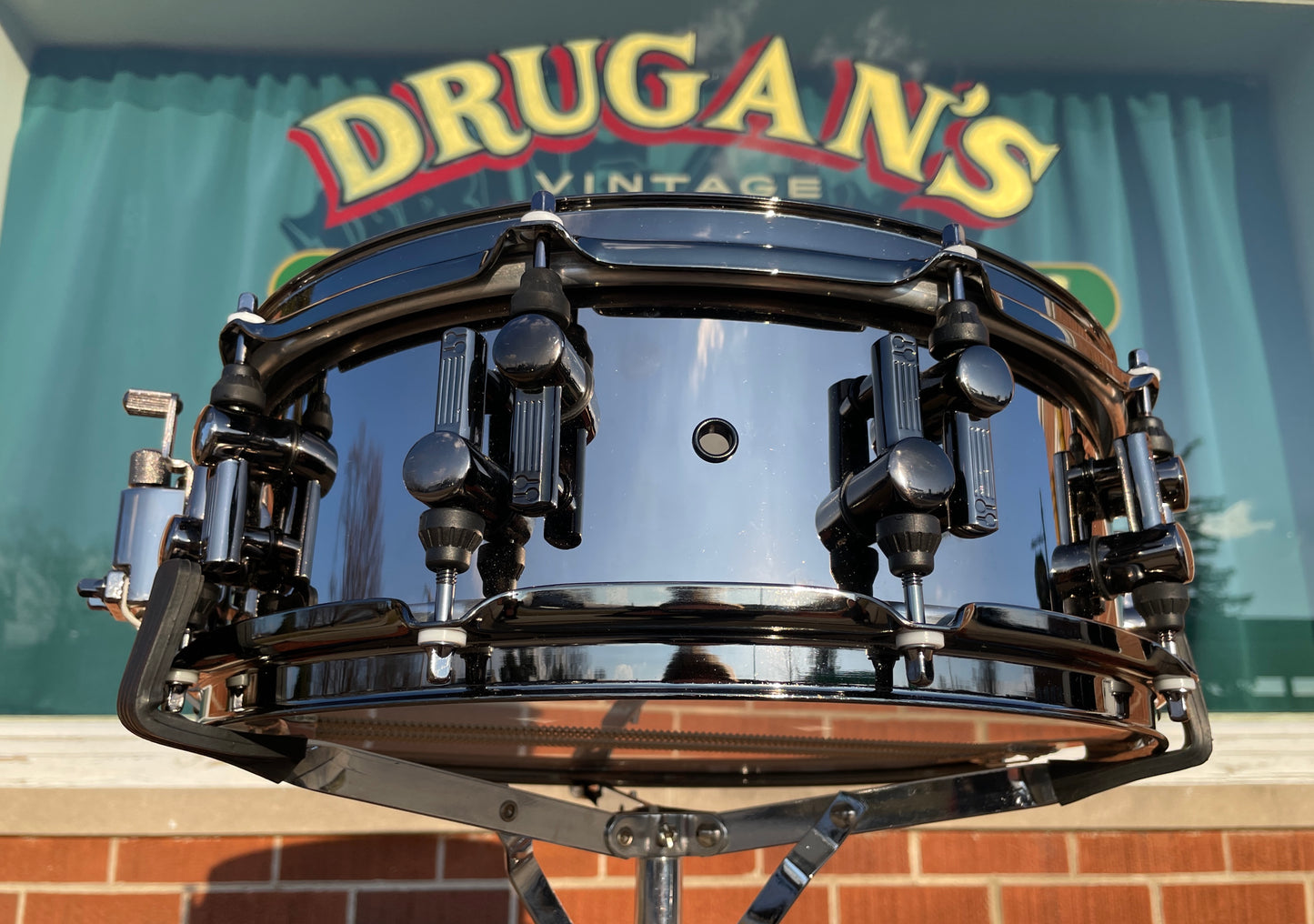 Sonor Artist Series 5x14 Snare Drum Black Nickel Over Steel