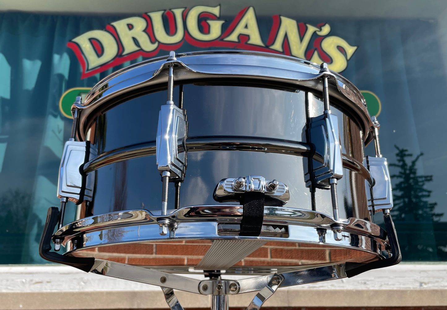 Ludwig 6.5x14 Black Beauty Snare Drum 8-Lug LB415