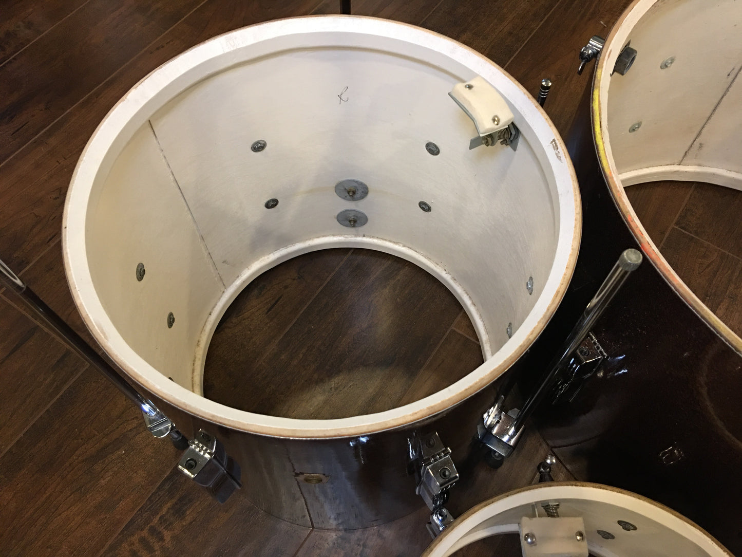 1967 Ludwig Club Date Drum Set Burgundy Sparkle 20/12/14