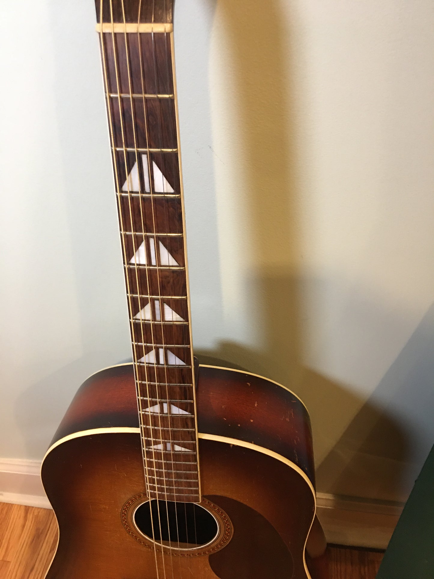 1951 Regal Milord Jumbo Acoustic Guitar Sunburst