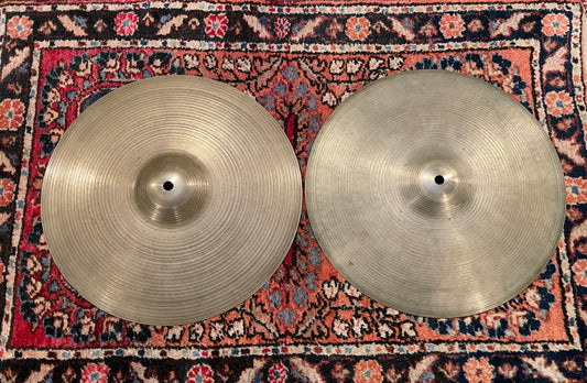 14" Zildjian A 1960s Hi-Hat Cymbal Pair 1126g/1462g #733