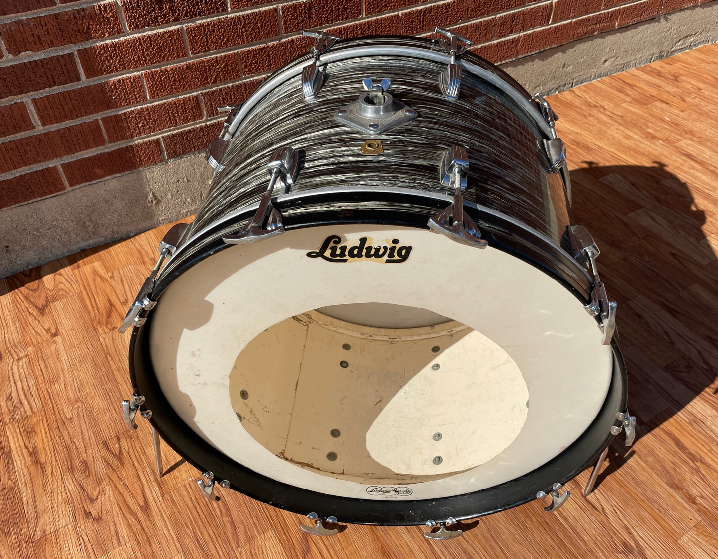 Ludwig 14x22 Hollywood Bass Drum Oyster Black Pearl