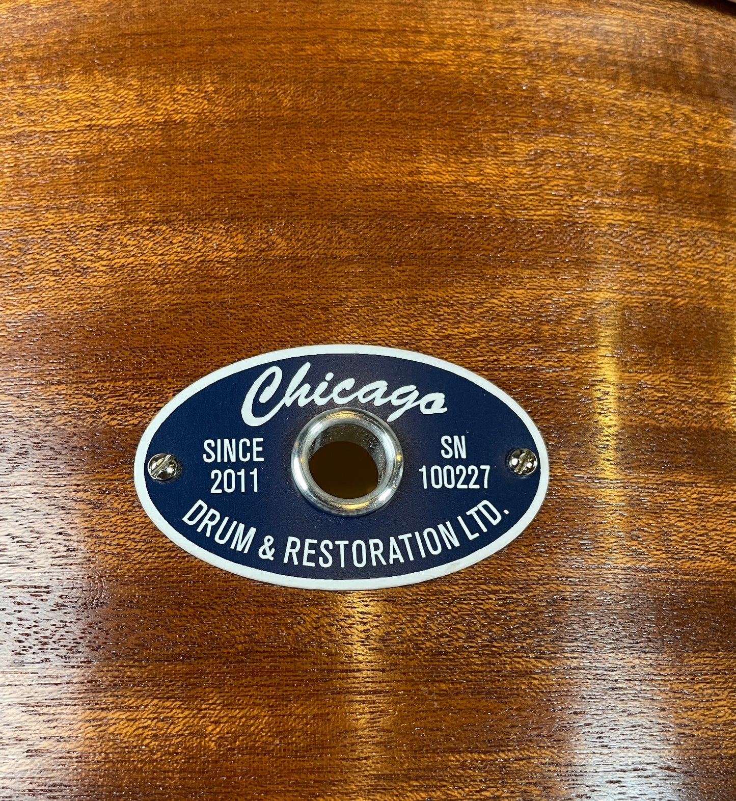 Chicago Drum 8x22 Bass Drum Mahogany/Poplar Tung Oil Finish