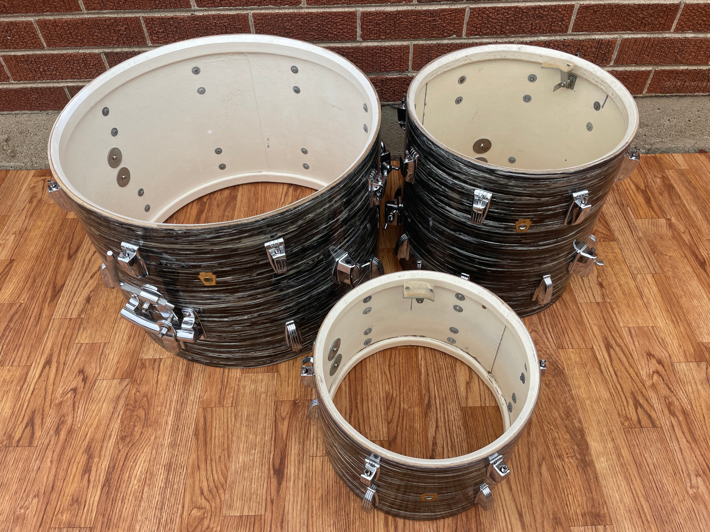 1966 Ludwig Down Beat Drum Set Oyster Black Pearl 20/12/14 Ringo Starr The Beatles