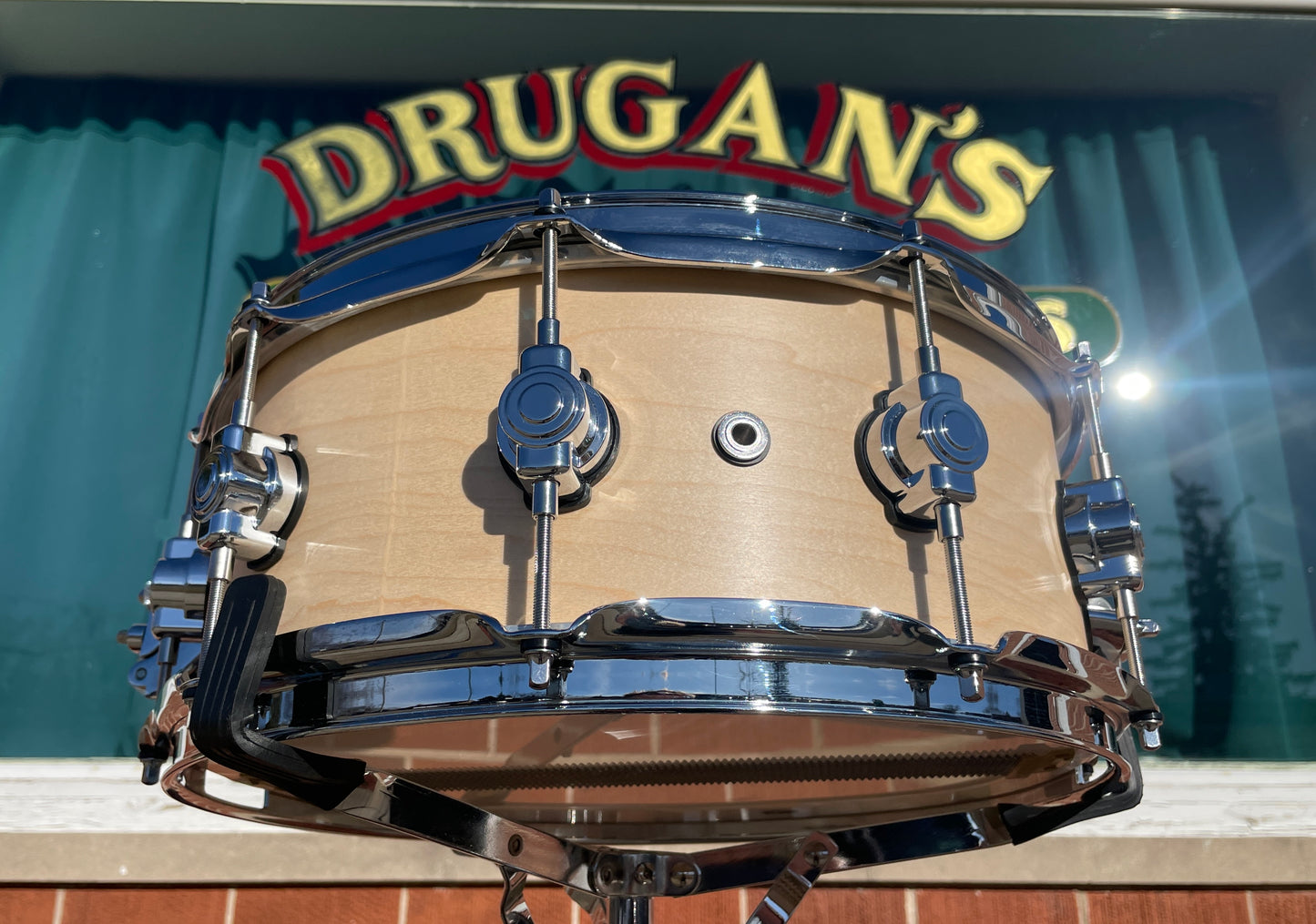 DW Performance Series 5.5x14 Snare Drum Natural Satin Oil Drum Workshop