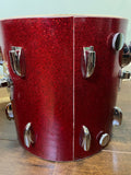 1960s Gretsch Progressive Jazz Drum Set Red Sparkle