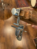 Vintage Slingerland 6" Copper Cow Bell w/ Bass Drum Mount