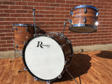 Early 1970s Rogers Celebrity Swivomatic Drum Set Koa 22/13/16