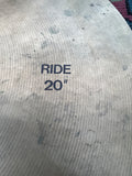 20" Paiste 404 Ride Cymbal 2098g
