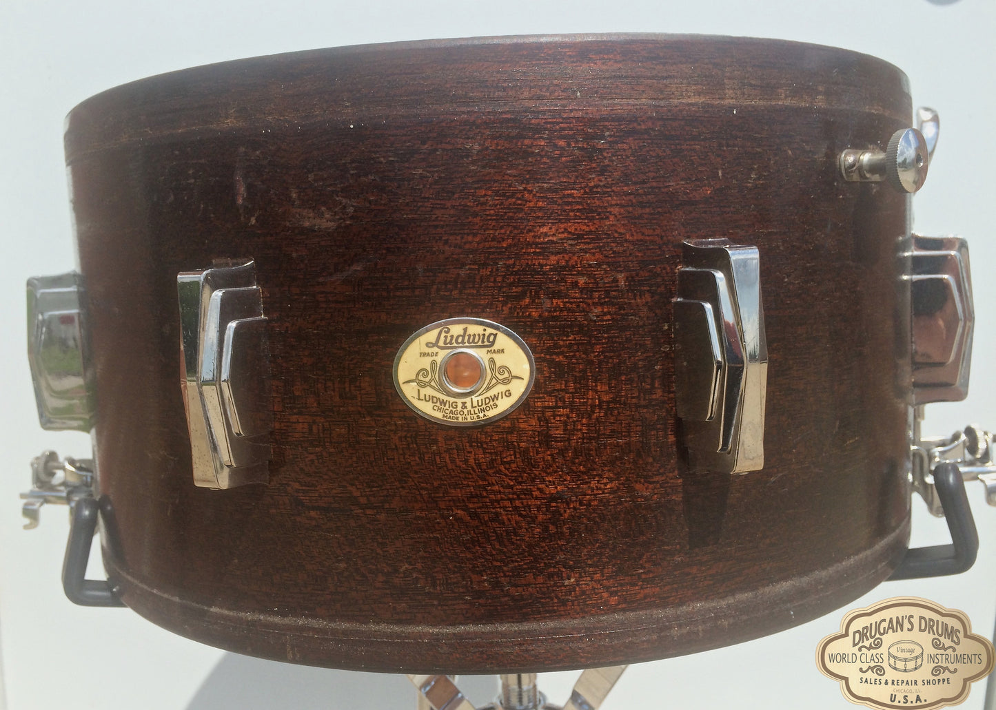Stunning 1939 Super Ludwig & Ludwig 6.5x14 Snare Drum