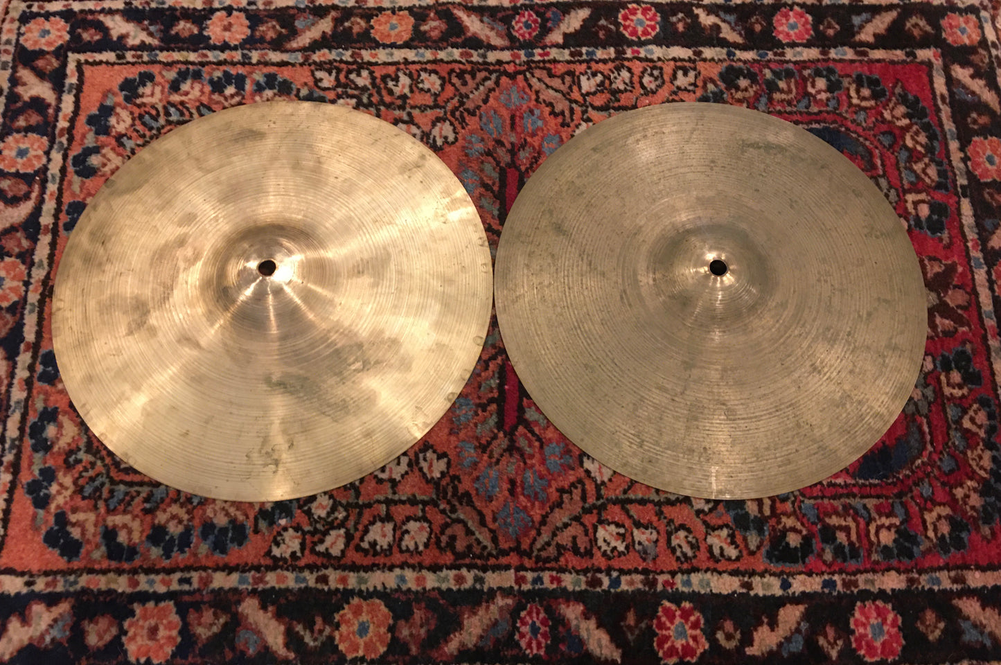 13" Zildjian A 1960s Hi-Hat Pair 750g/794g #177