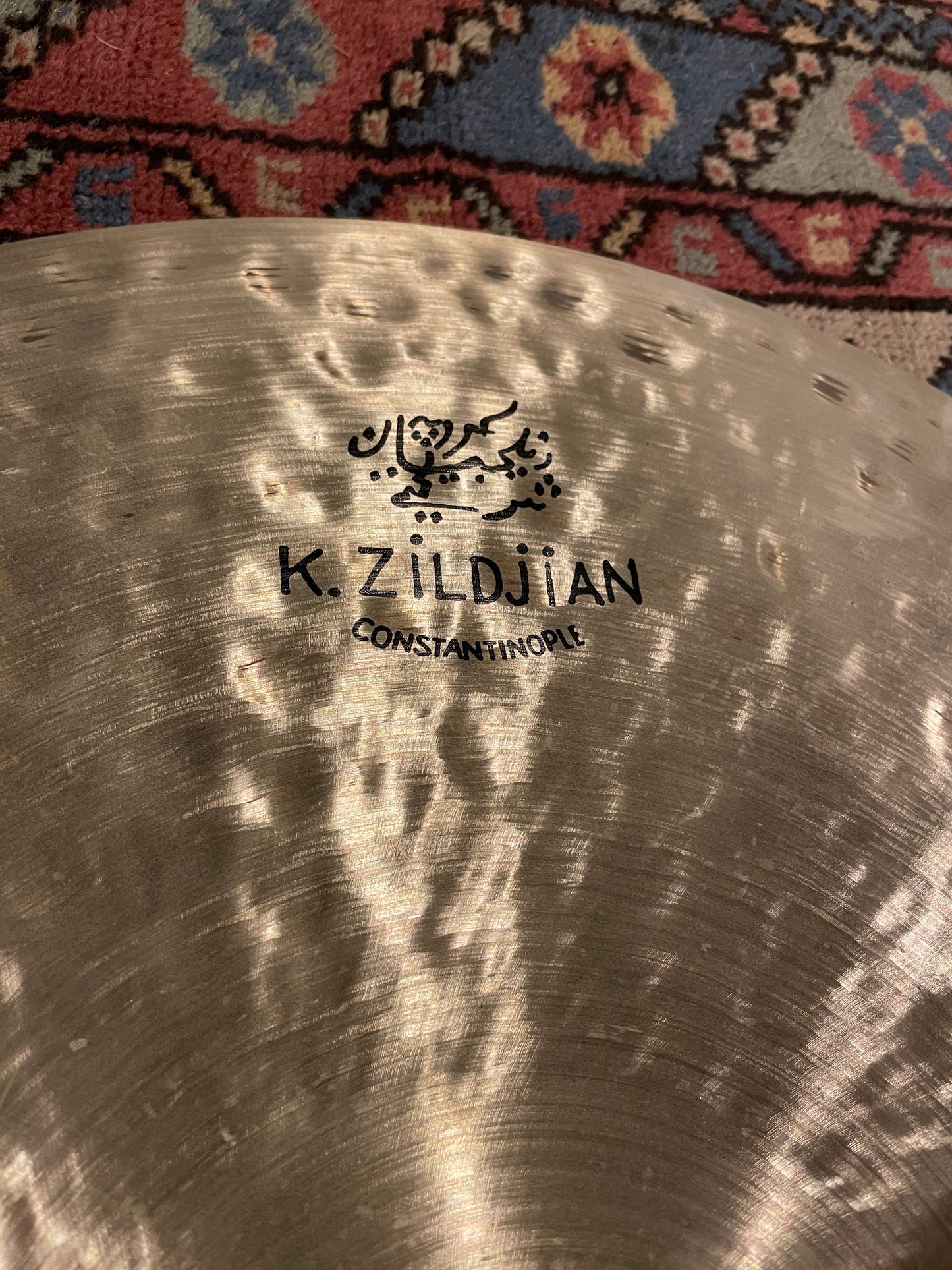 22" K Zildjian Constantinople K1119 Medium Thin Low Ride Cymbal 2464g #757