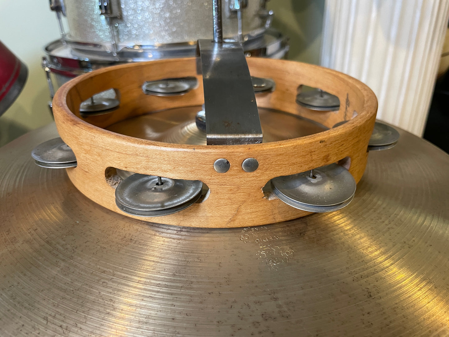 1960s Ludwig No. 88 Hi-Hat Sock Jingle Tambourine