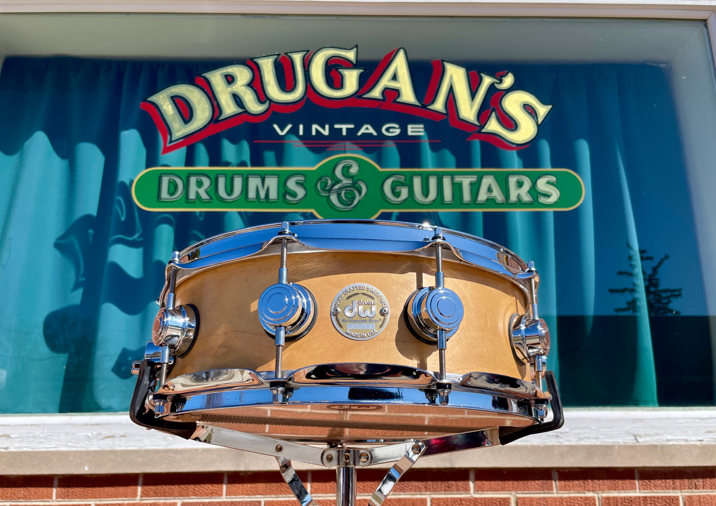DW Collector's Series 5x14 Maple Snare Drum Natural Drum Workshop Ten & Six