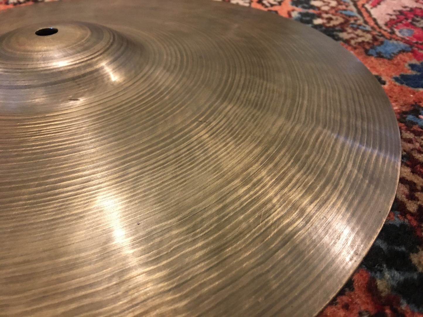 14" Zildjian A 1929-40 1st Stamp Small Ride / Single Hi-Hat Cymbal 1176g #154 *Sound File*