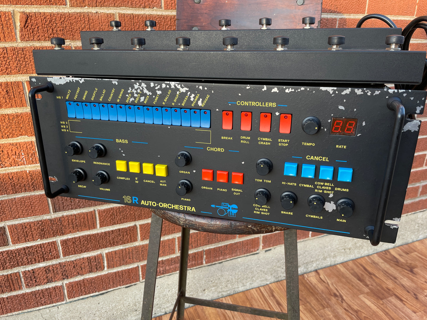 Vintage MTI 16R Auto Orchestra Analog Drum Machine, Bass, Piano, & Organ Synthesizer