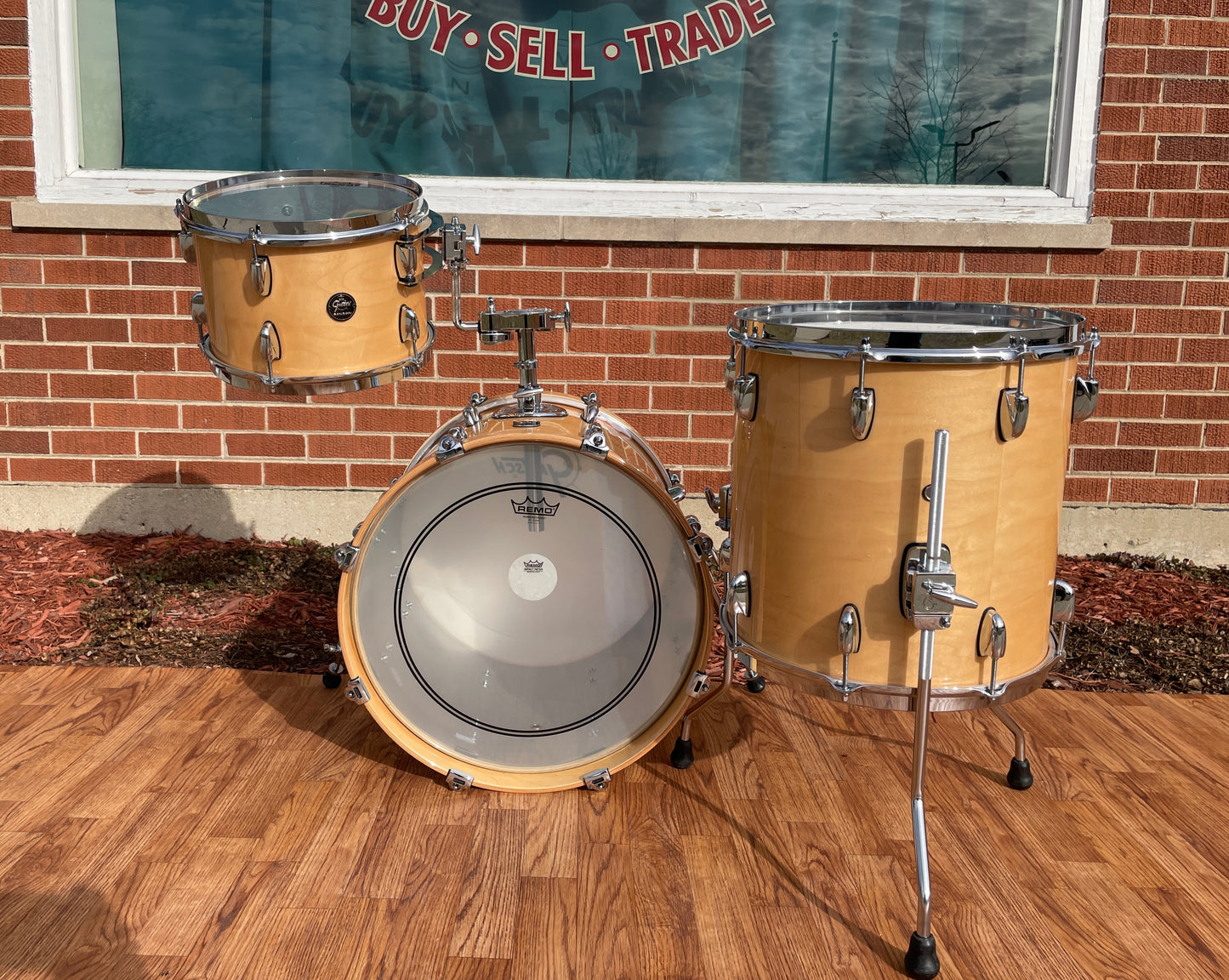 Gretsch Renown Series Bop Drum Set Gloss Natural 18/12/14