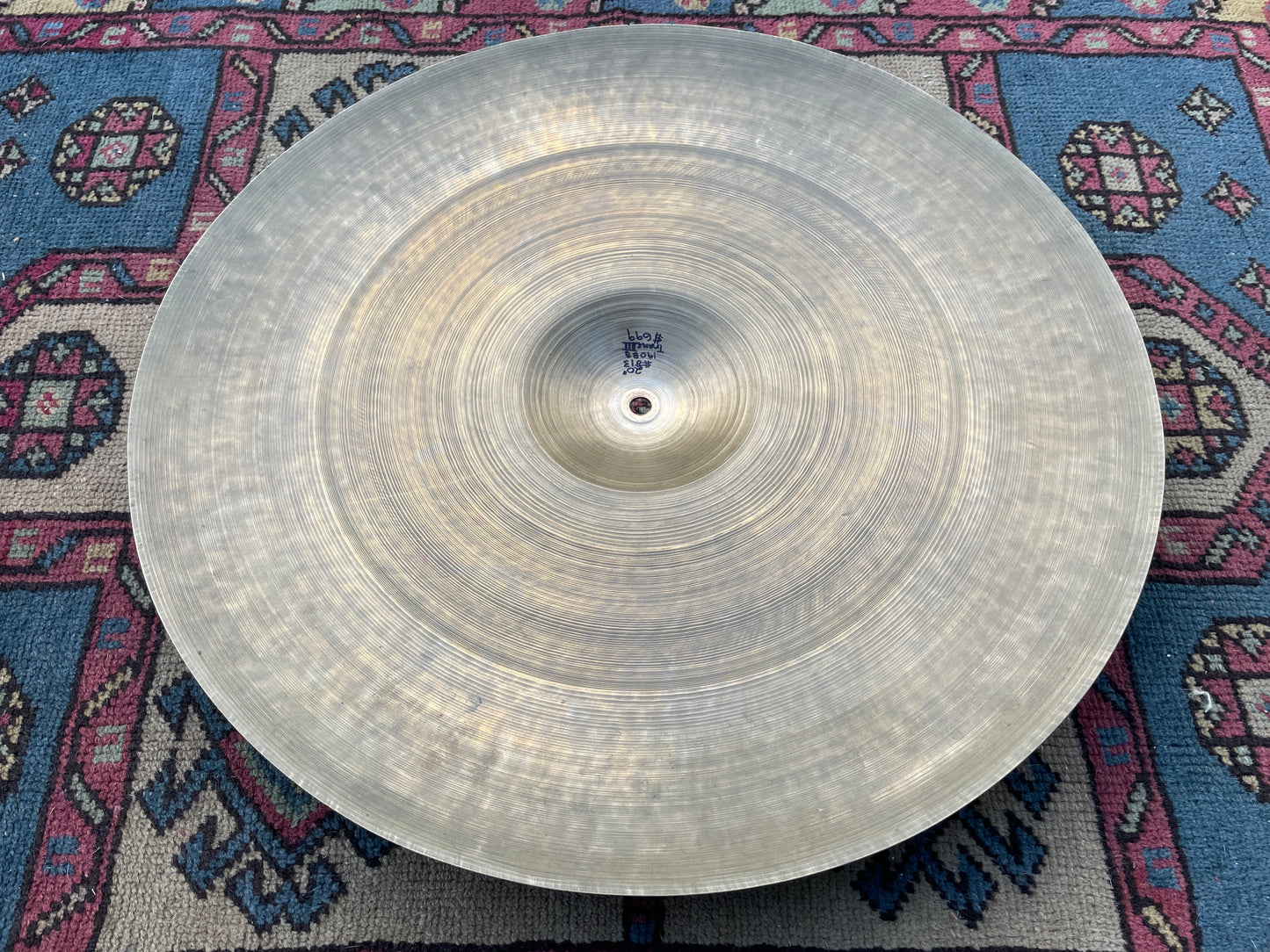 20" Zildjian A 1940s-1950s Trans Stamp Ride Cymbal 1926g #819 *Video Demo*