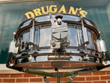 1960s Rogers 5x14 Powertone Snare Drum Chrome Over Brass Cleveland COB